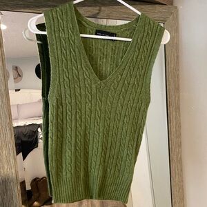 Cable Knit Sweater Vest